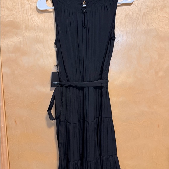 Simply Vera Vera Wang Black Midi Dress - Picture 4 of 6
